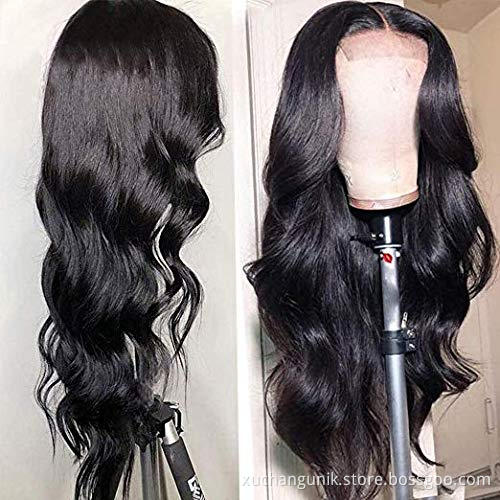 Uniky Body Wave 13X4 Lace Front Human Hair Wigs Brazilian Virgin Remy Hair For Black Women  lace Frontal Human Hair Wig